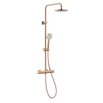 Термостатична душ колона Round Rose Gold,ROCA EVEN-T A5A9A2ERG2