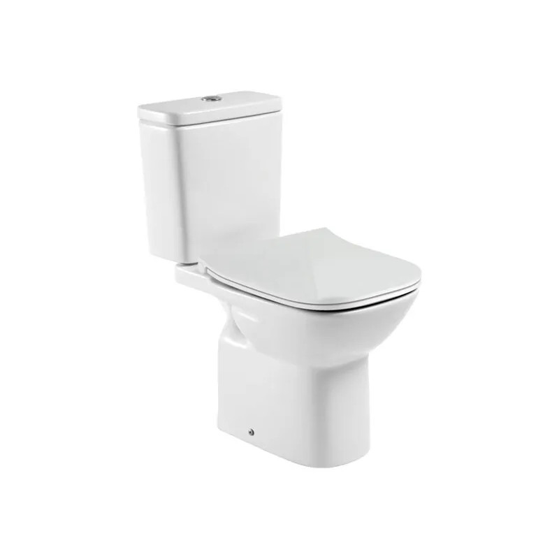 Моноблок с хоризонтално оттичане ROCA Debba Square Rimless A34P9D0000