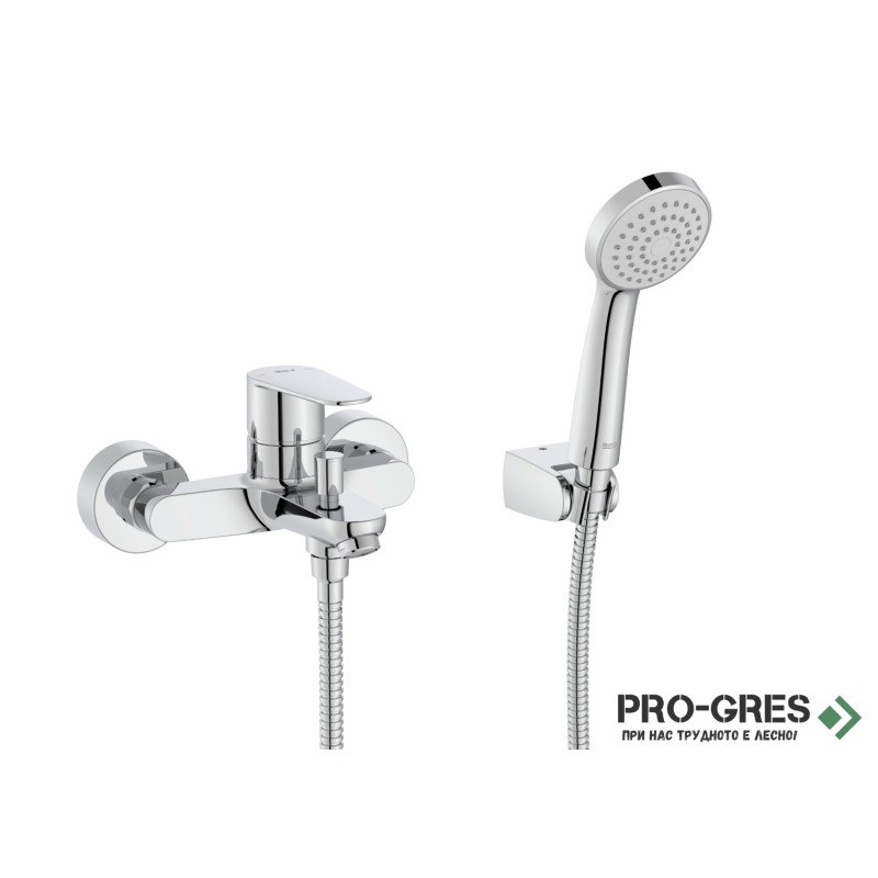 Смесител за вана/душ Victoria Plus с аксесоари Roca A5A014FC00