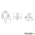 Смесител за вана/душ Cala, Roca A5A026EB00