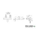 Смесител за вана/душ стенен Ona, Roca A5A029EC00
