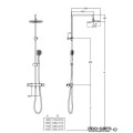 Душ колона термостатна Victoria-T Plus, Roca A5A2 F18 C00