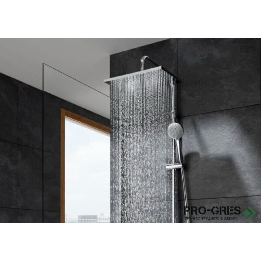 Душ колона с кръгла пита термостатна Even-Т Square, Roca A5A202EC00
