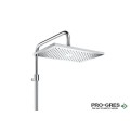 Душ колона с кръгла пита термостатна Even-Т Square, Roca A5A202EC00