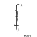 Термостатна душ колона черен мат VICTORIA-T BASIC Roca  A5A9F18NB0