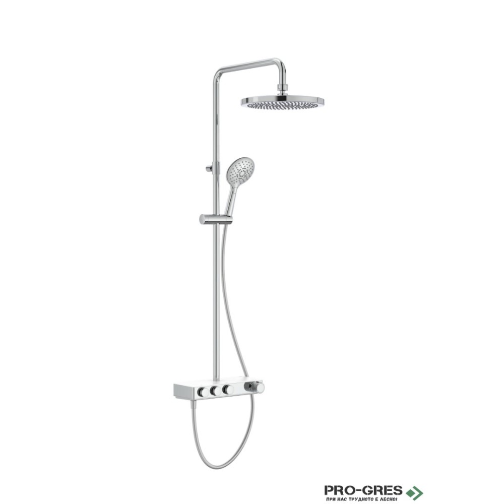 Душ колона с кръгла пита 300mm Index-T, Roca A5A9J09C00