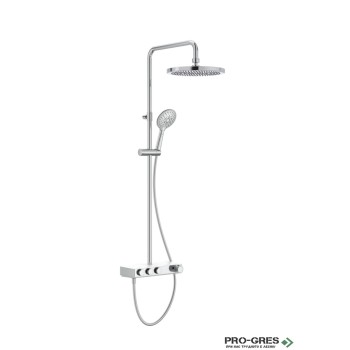 Душ колона с кръгла пита 300mm Index-T, Roca A5A9J09C00