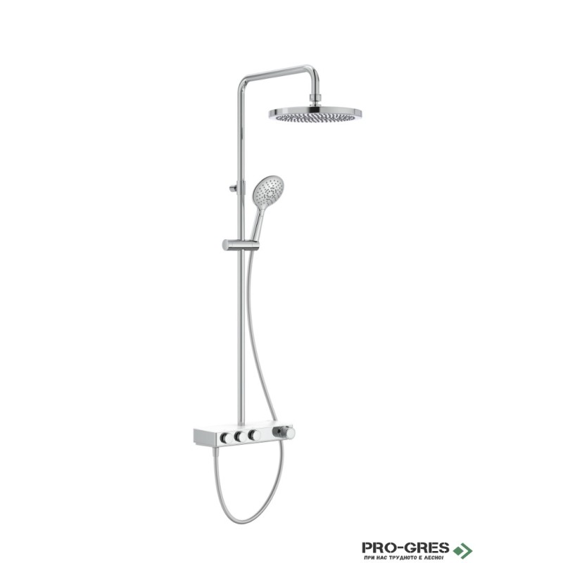 Душ колона с кръгла пита 300mm Index-T, Roca A5A9J09C00