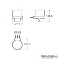 Дозатор за сапун Hotels 2.0 Round, черен мат Roca A817590C40