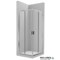 Плъзгаща се врата за душ кабина Victoria 2L2 80cm хром профил, Roca AM18808012