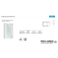 Стационарен параван District DF 6mm 80x200 хром профил, Roca AMB0108012