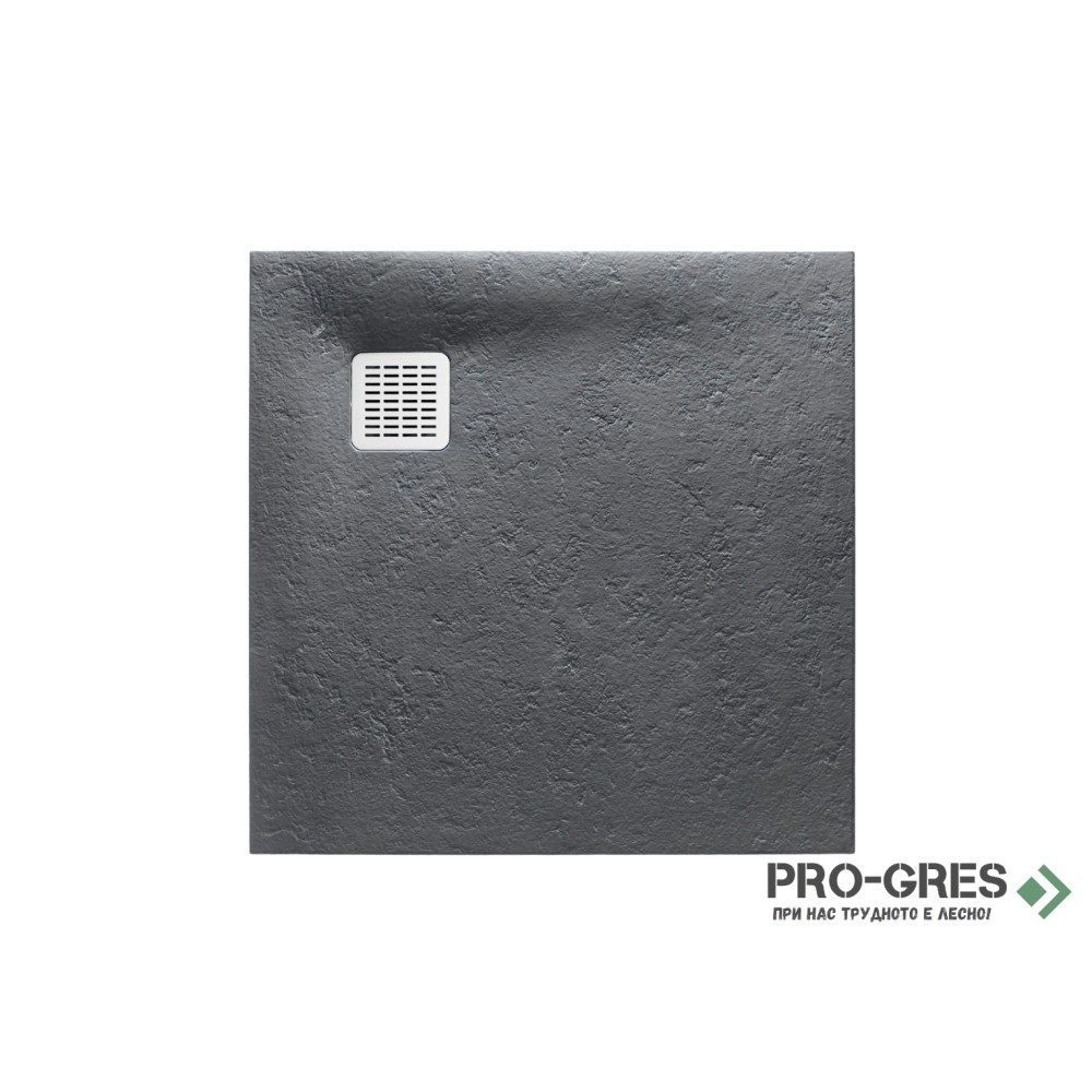 Душ корито Slate STONEX 900х900, Roca AP10338438400200