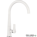 Смесител за кухня с висок чучур, Polaris/White SCHOCK GOTA Fix 521000