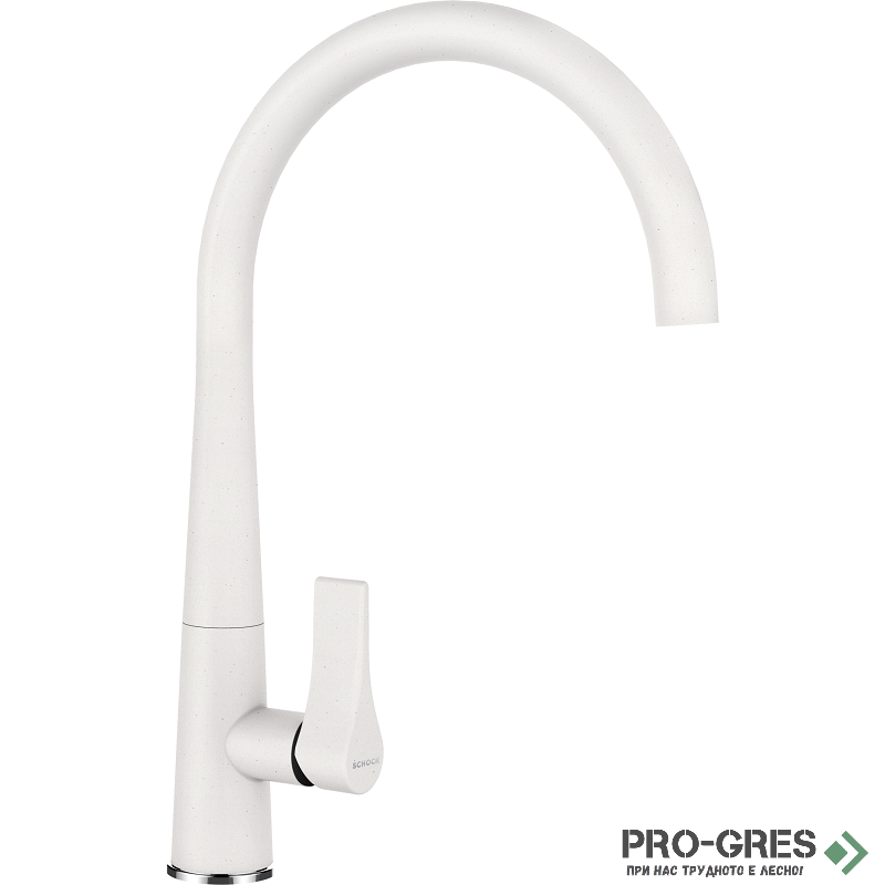 Смесител за кухня с висок чучур, Polaris/White SCHOCK GOTA Fix 521000