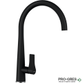 Смесител за кухня с висок чучур, Puro/Black SCHOCK GOTA Fix 521000