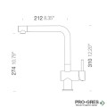 Смесител за кухня с висок чучур, Croma SCHOCK NAPOS fix 539000