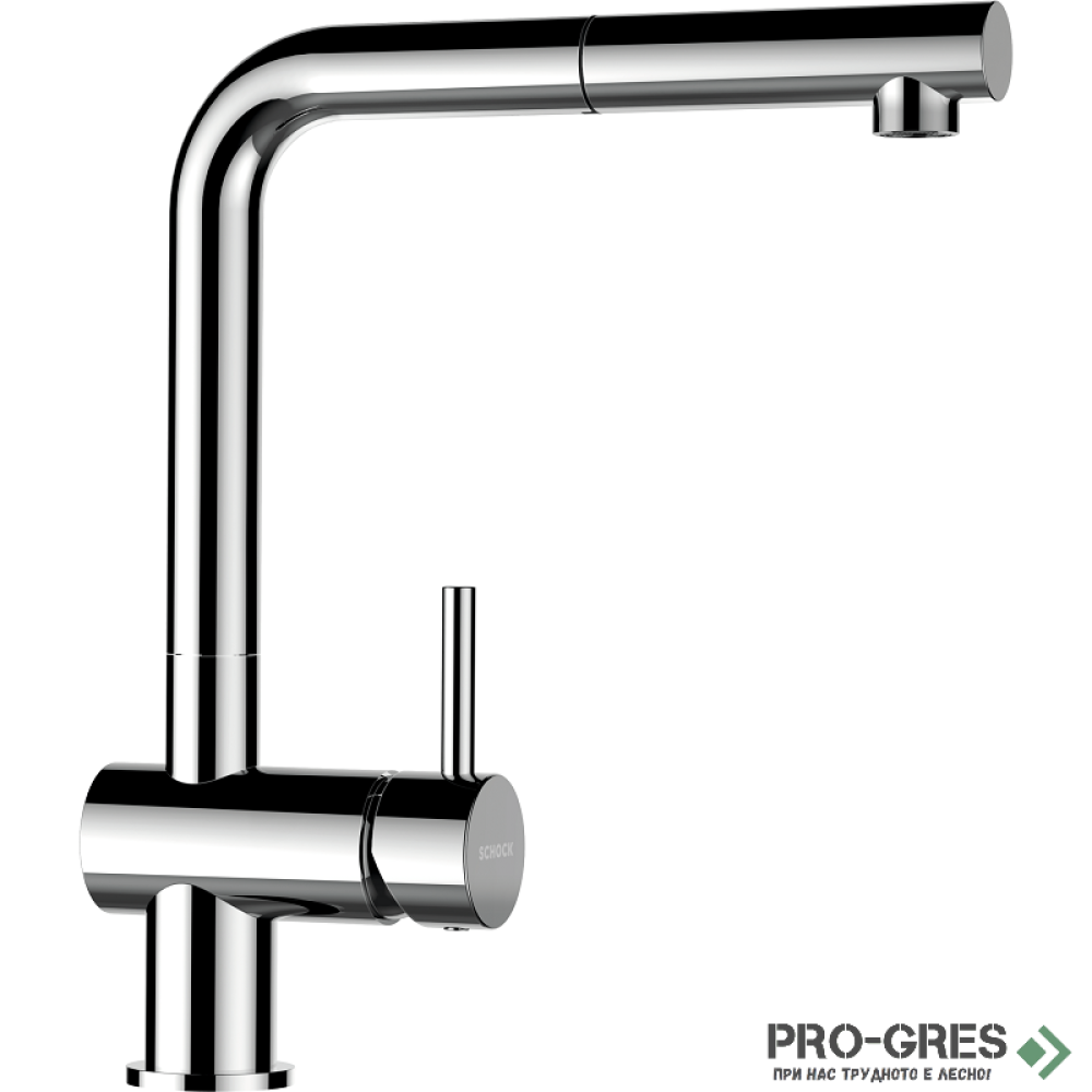 Смесител за кухня с висок чучур CHR SCHOCK Epos Pull-out, 540120