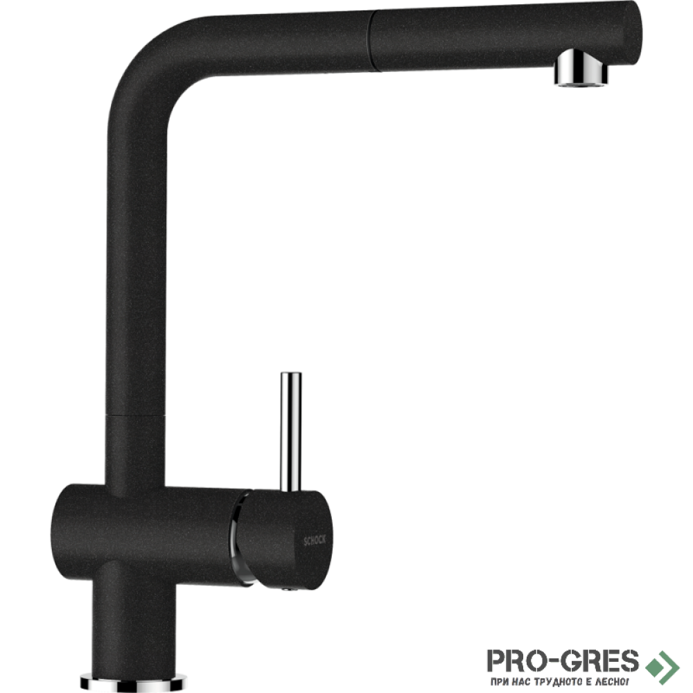Смесител за кухня с висок чучур Onyx SCHOCK Epos Pull-out, 540120