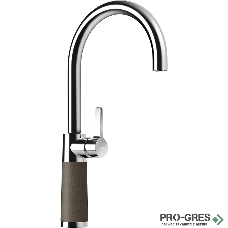 Смесител за кухня с висок чучур Bronze SCHOCK SC 520 Fix 555000