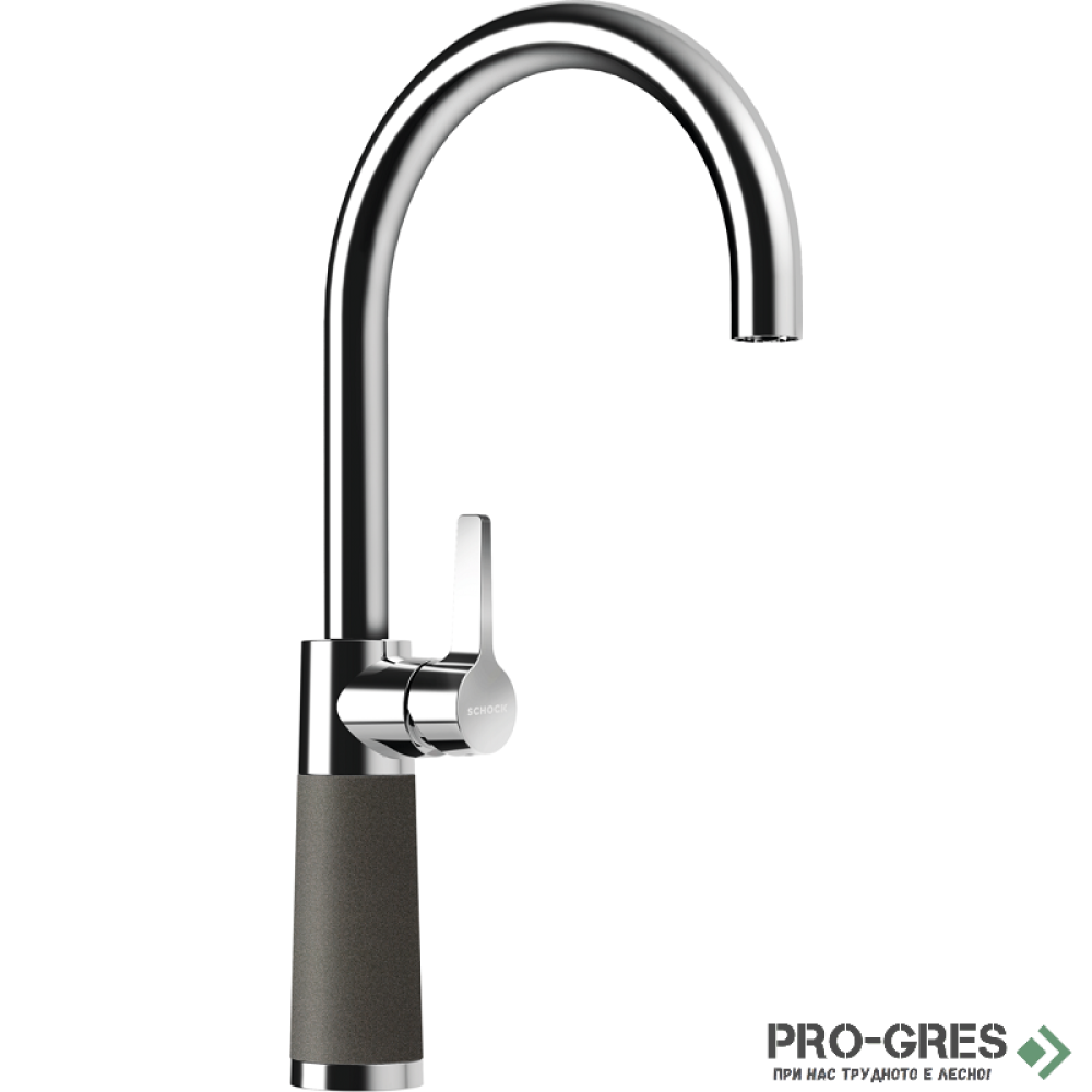 Смесител за кухня с висок чучур Carbonium SCHOCK SC 520 Fix 555000