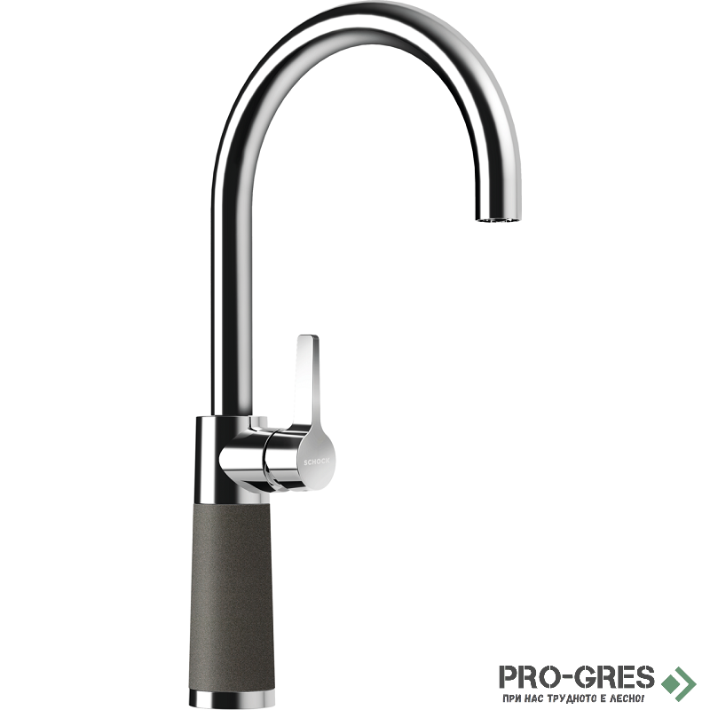 Смесител за кухня с висок чучур Carbonium SCHOCK SC 520 Fix 555000