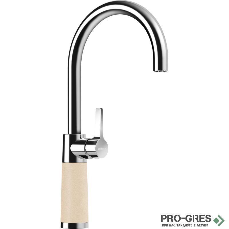 Смесител за кухня с висок чучур Moonstone SCHOCK SC 520 Fix 555000