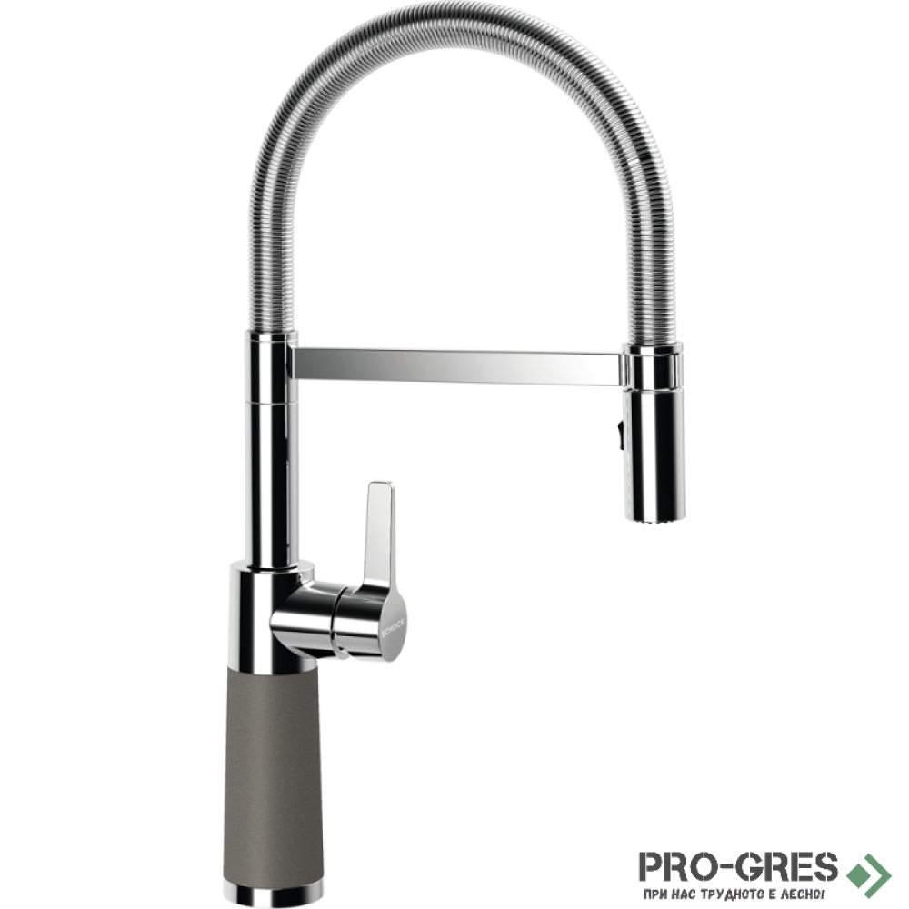 Смесител за кухня с висок чучур, Asphalt SCHOCK SC 550 558000