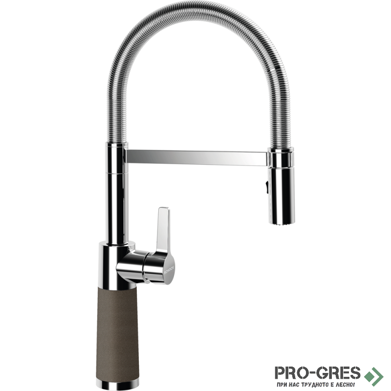 Смесител за кухня с висок чучур, Bronze SCHOCK SC 550 558000