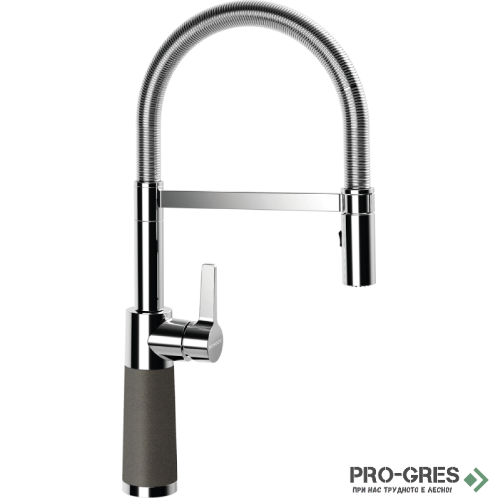 Смесител за кухня с висок чучур, Carbonium SCHOCK SC 550 558000