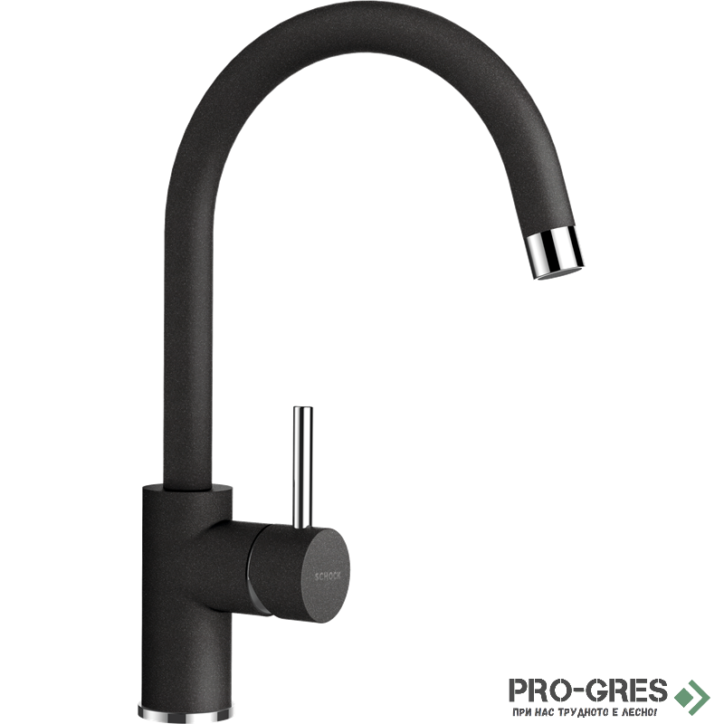 Смесител за кухня с висок чучур, Onyx SCHOCK Plutos Fix 589000