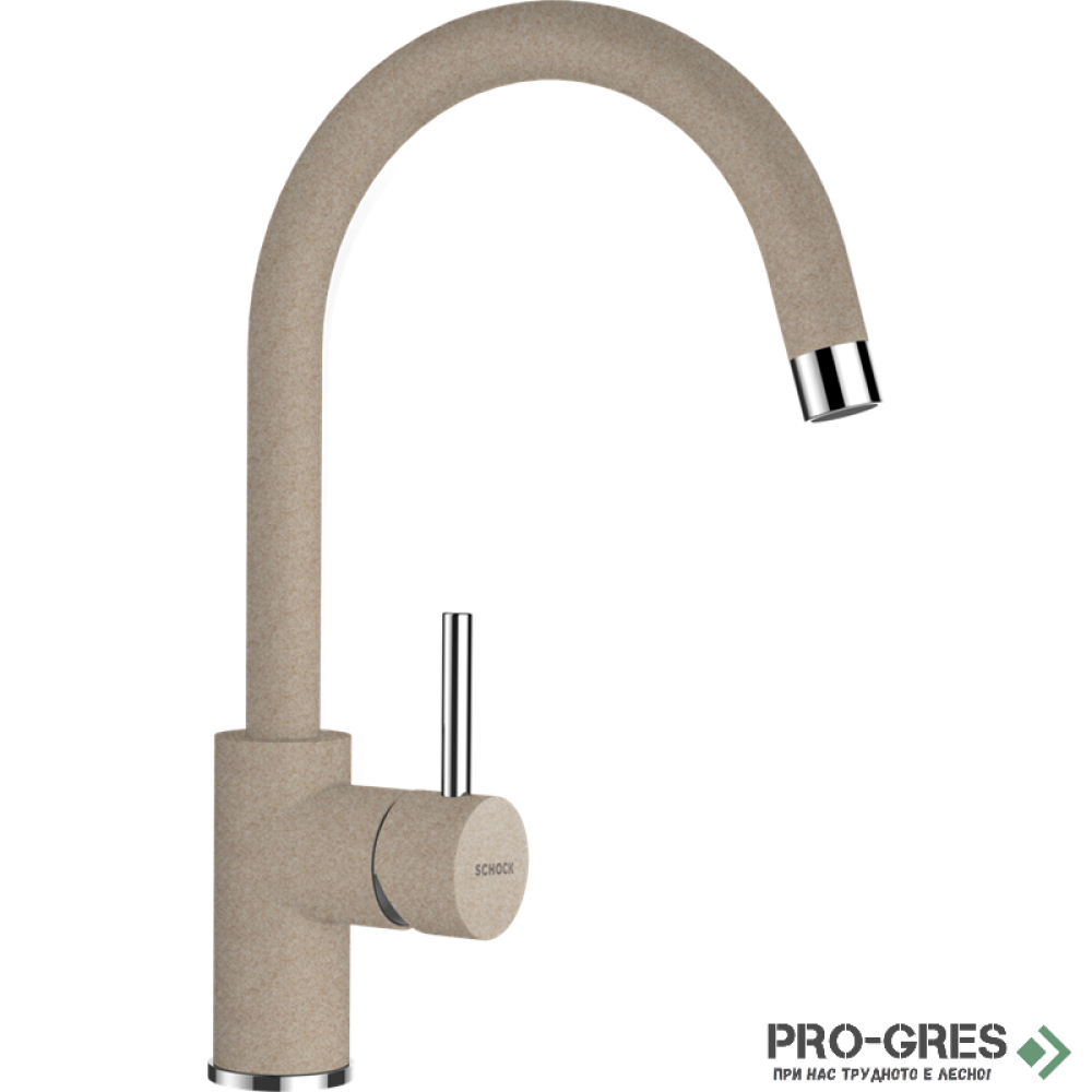 Смесител за кухня с висок чучур, Sabbia SCHOCK Plutos Fix 589000