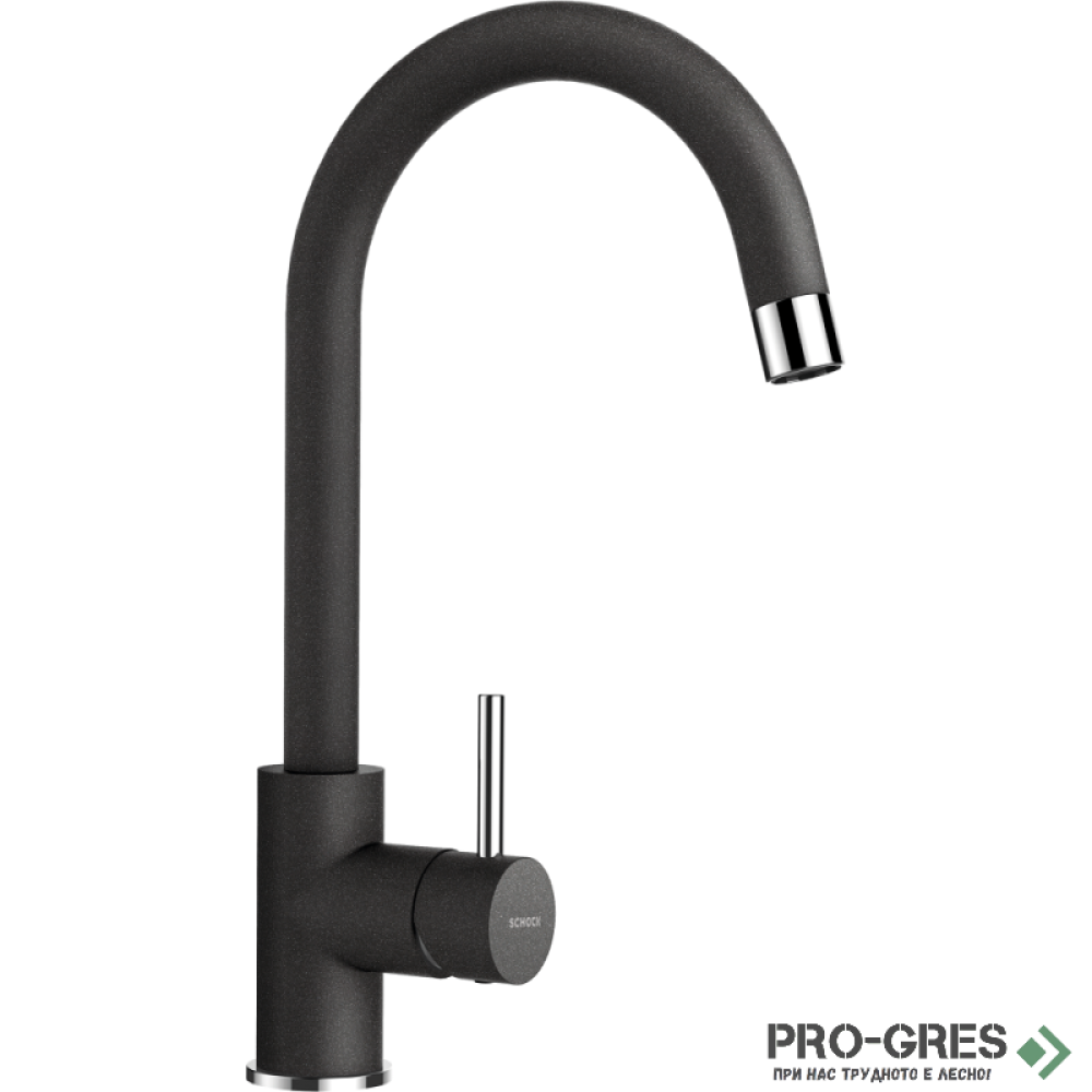 Смесител за кухня с висок чучур Onyx SCHOCK Plutos Pull-out, 589120