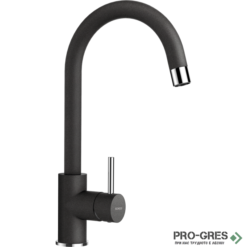 Смесител за кухня с висок чучур Onyx SCHOCK Plutos Pull-out, 589120
