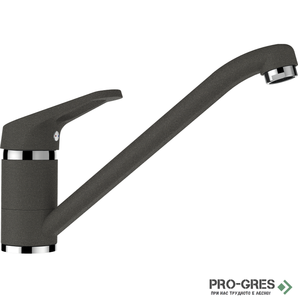 Смесител за кухня с нисък чучур, Asphalt SCHOCK Cosmo Fix 525001