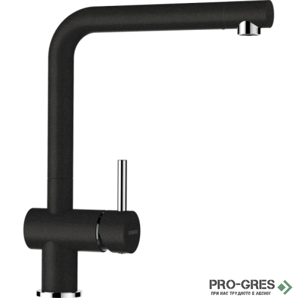 Комплект мивка за кухня, смесител за кухня и дъска SCHOCK FORMHAUS D100LS / SCHOCK Epos Fix 540000 Onyx