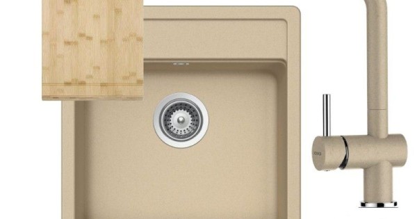 Мивка за кухня SCHOCK NEMO N100S / SCHOCK Epos Fix 540000 Moonstone