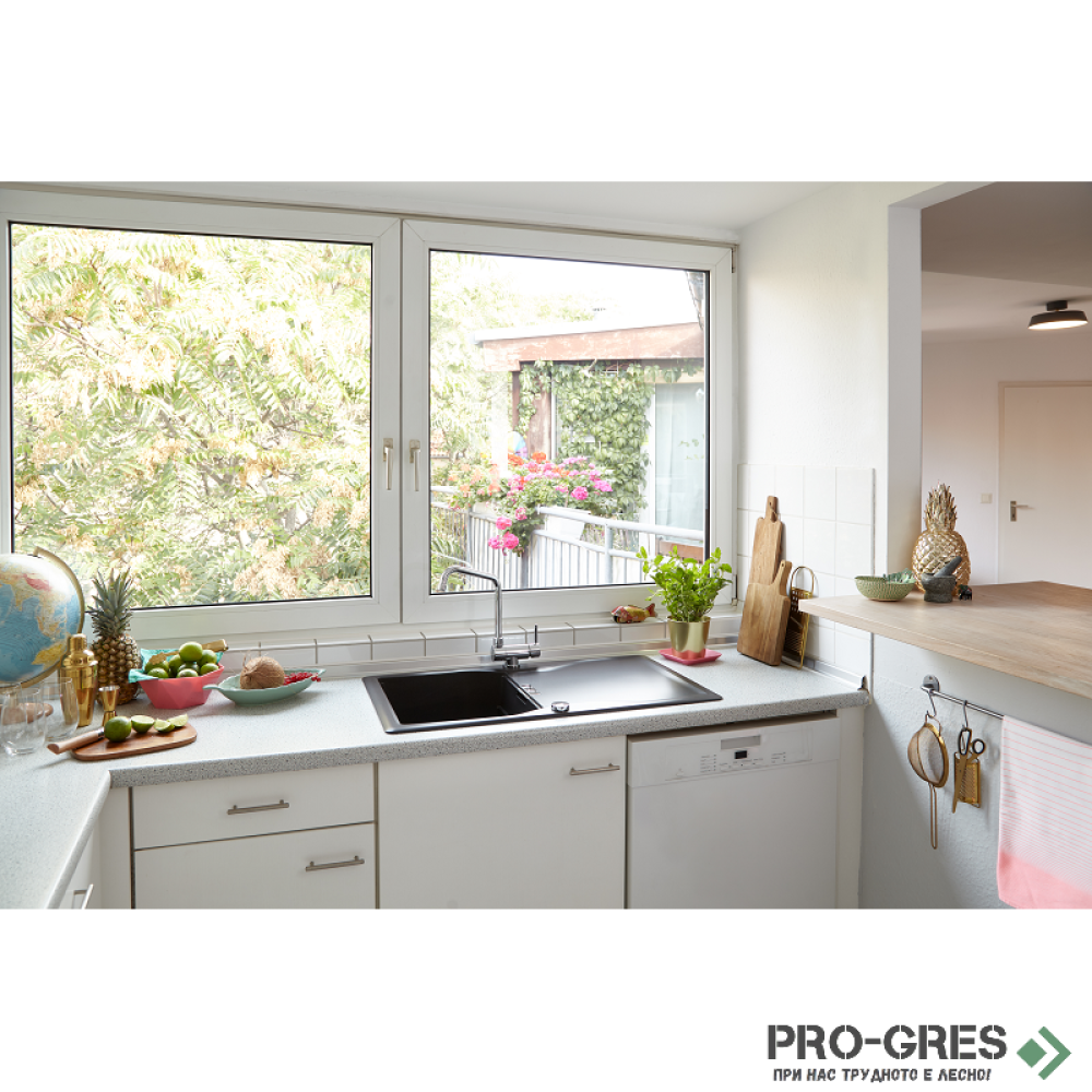 Смесител за кухня с висок чучур, хром, SCHOCK MAIA 527000CHR