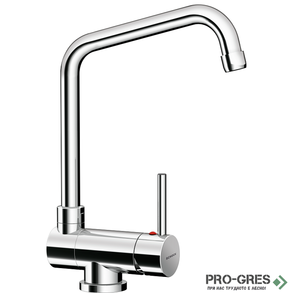 Смесител за кухня с висок чучур, хром, SCHOCK MAIA 527000CHR