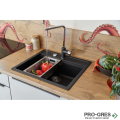 Мивка за кухня 57х51 см за шкаф 60см, за вграждане върху плот SCHOCK NEMO N100