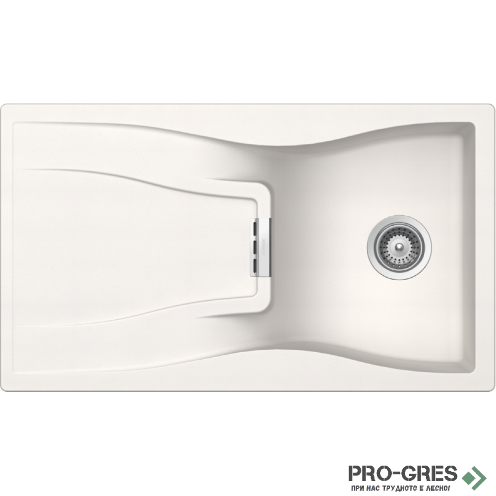 Мивка за кухня 86х50см за вграждане върху плот SCHOCK WATERFALL D100