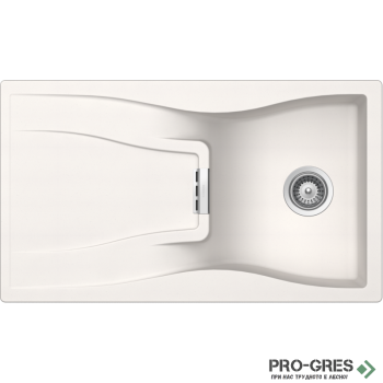 Мивка за кухня 86х50см за вграждане върху плот SCHOCK WATERFALL D100