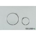 Комплект структура за вграждане,хром бутон SCHWAB с конзолна тоалетна Muk Rimless