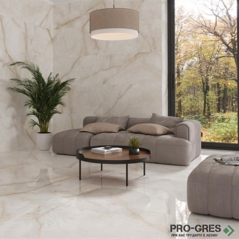 Гранитогрес калиброван , BALTRA IVORY SAT 75/75 RECT,STN