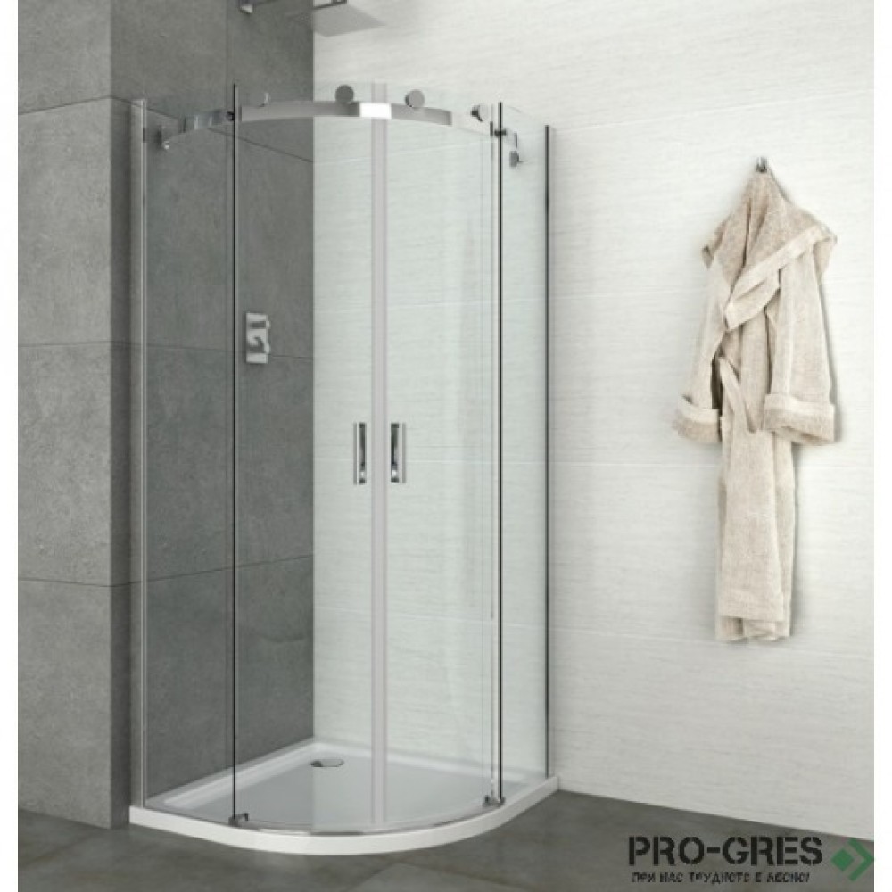 Душ кабина ELITE, овална, хром, Sanotechnik N2290U