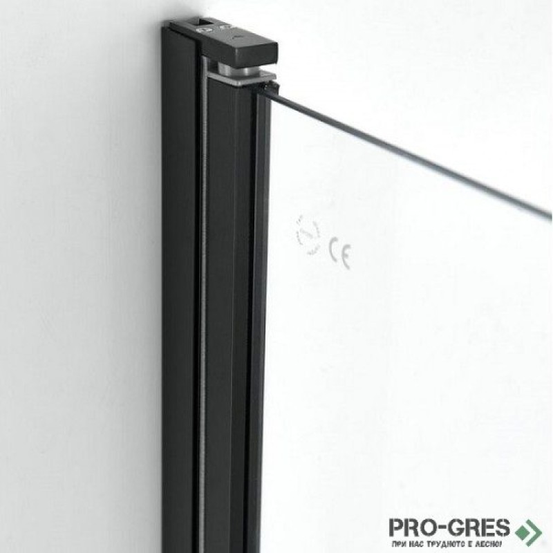 Душ кабина, правоъгълна,ELITE BLACK, черно Sanotechnik T80B+F80B2