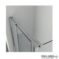 Душ кабина ELITE, правоъгълна, хром, Sanotechnik A100U+F80U