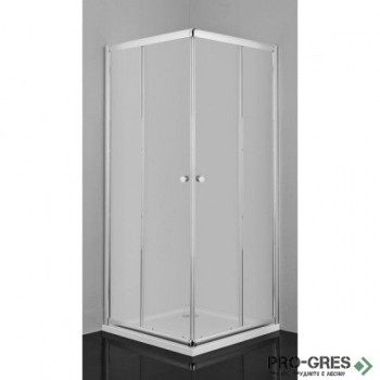 Душ кабина "СЕРИЯ B", квадратна, хром, Sanotechnik B1390C