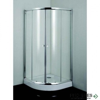 Душ кабина "СЕРИЯ B", овална, хром, Sanotechnik B2690C