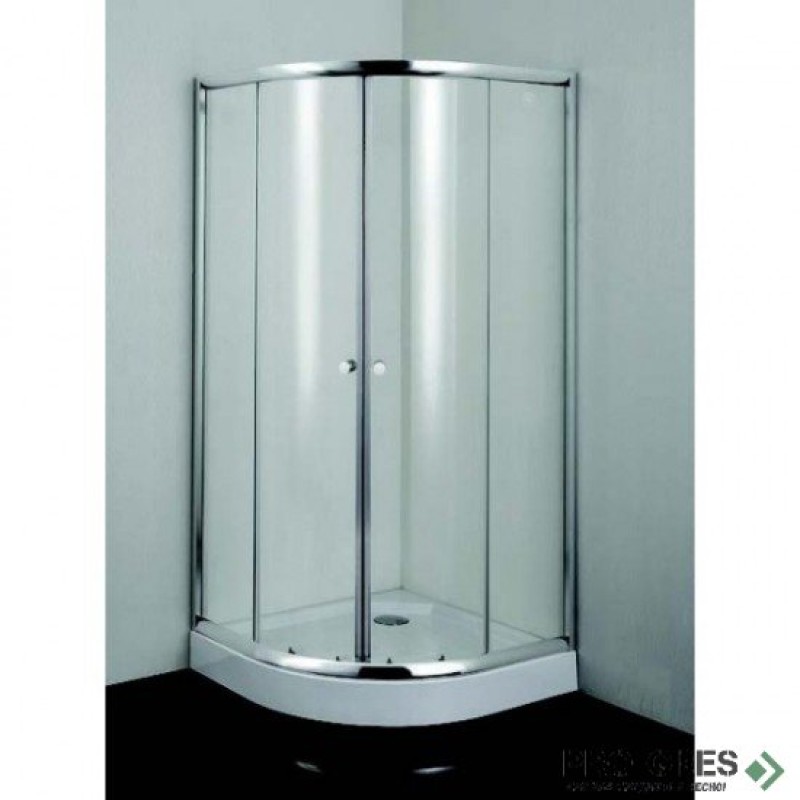Душ кабина СЕРИЯ B, овална, хром, Sanotechnik B2690C