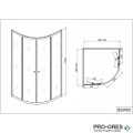 Душ кабина СЕРИЯ B, овална, хром, Sanotechnik B2690CS